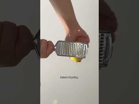 How To Zest a Lemon Mess-Free! 🍋⁠ | Tropeaka Life Hacks