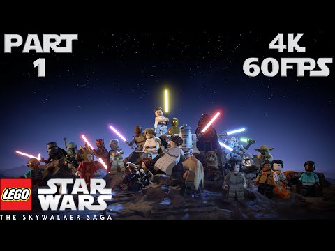 LEGO Star Wars: The Skywalker Saga No Commentary Walkthrough - Part 1 (4K60FPS)