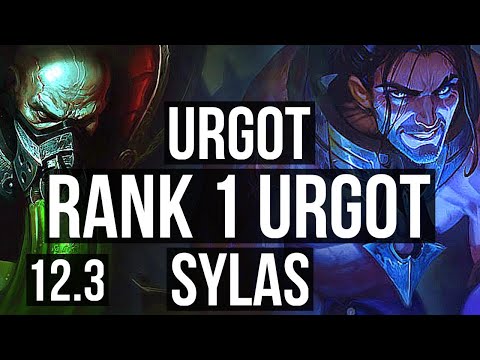 URGOT vs SYLAS (TOP) | Rank 1 Urgot, Legendary, 18/5/7 | BR Challenger | 12.3