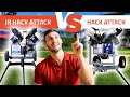 battle of the machines hack attack vs. jr hack attack which reigns supreme live pitch footage