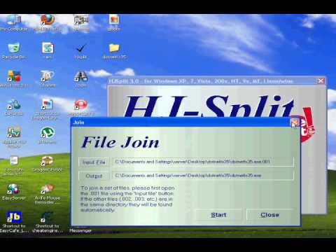 comment installer hjsplit
