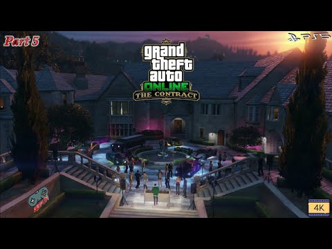 GTA 5 ONLINE The Contract DLC Gameplay Walkthrough Part 5 [4K 60FPS PS5] - No Commentary