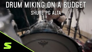 Video thumbnail for Drum miking on a budget using Shure PG ALTA with Emily Dolan Davies by Shure Performance & Production