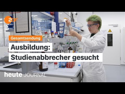heute journal v. 29.08.2025 Studienabbruch, über 3 Millionen Arbeitslose, Regierungskrise Frankreich