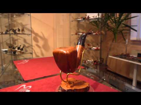 Brand new Briar pipe PARONELLI bent panel handmade -  eBay item number: 181636886032