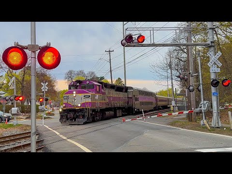 ALL MBTA Commuter Rail Railroad Crossings on the Newburyport/Rockport Line