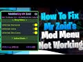 How To Fix Mr Zoid S Mod Menu Not Working PHIMOD