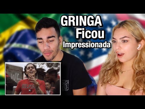 🇧🇷🇺🇸GRINGA REAGINDO A "GLOCKADA" - NGC DADDY