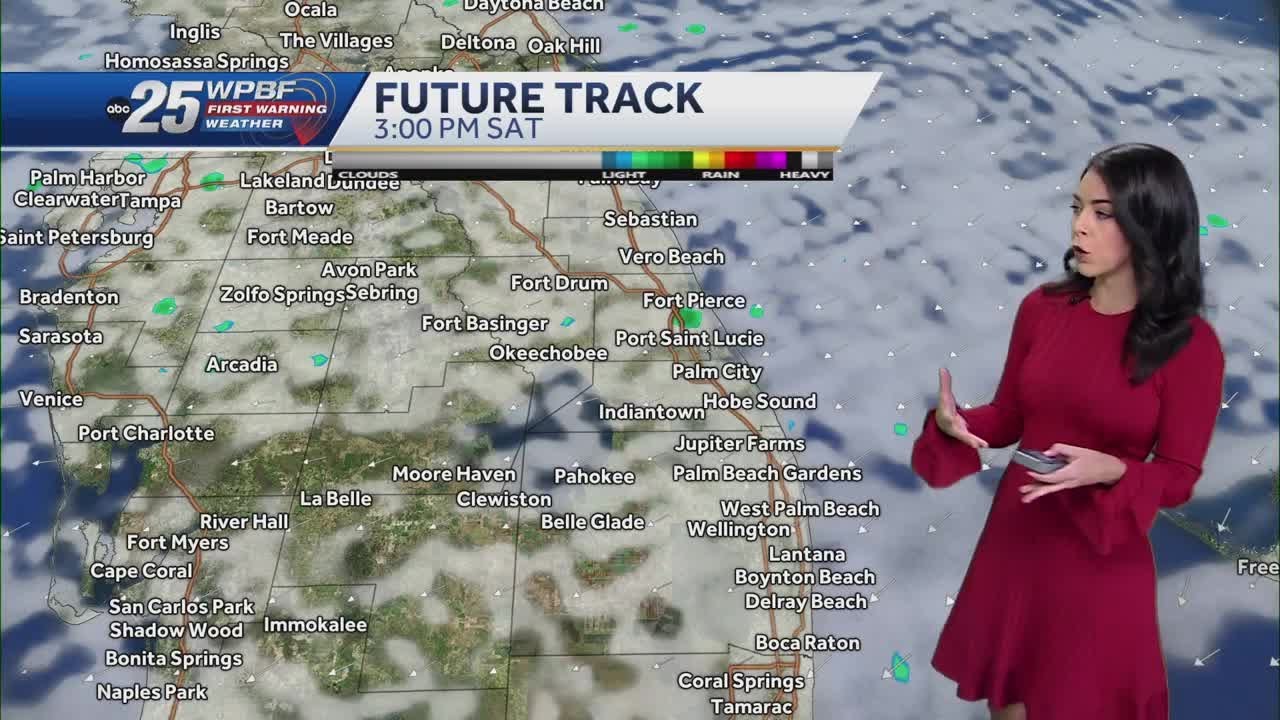 Humidity increasing tomorrow through early next week