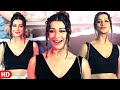 B NG Beauty Nyra Banerjee Looks Smoking H T In Black Deep Neck Outfit At Drishyam 2 Screening