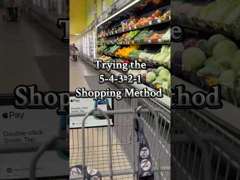 54321 GROCERY SHOPPING METHOD 🛒