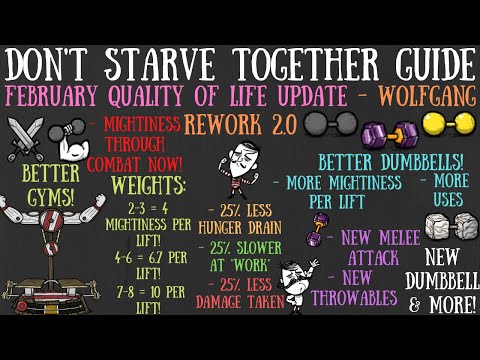 Wolfgang Rework BETA! - March Quality of Life Update - Don't Starve Together Guide