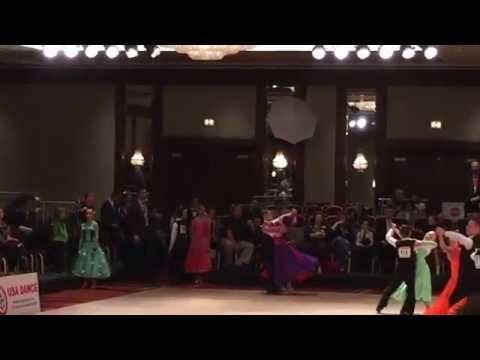 Kristian Evstigneev and Victoria Sepiashvili, USA Dance National 2015, J1 gold standard,quarterfinal