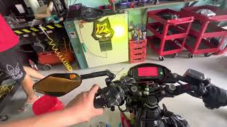 Kenzo Kz40 3.2 Raider Satria Trợ Sáng Đi Tour Sáng Nhất T23Shop Cần Thơ