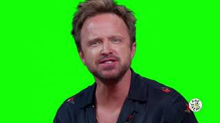 Aaron Paul "how did you know about that?" Hot Ones green screen