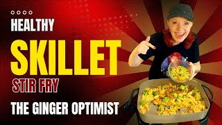 Healthy Skillet Stir Fry #electricskillet #quinoachickendish #rotisseriechicken