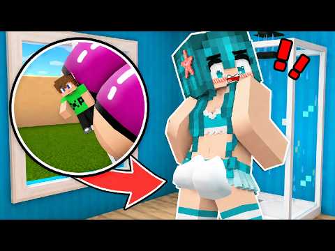 A BARÁTNŐM FENEKÉBE ÉPÍTETTEM TITKOS HÁZAT A MINECRAFT-BAN! 😱