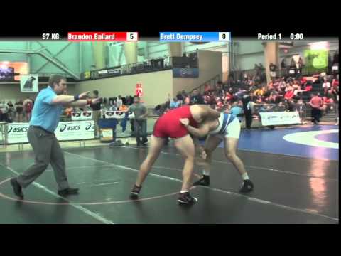 97 KG Brandon Ballard vs  Brett Dempsey
