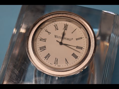 How To Change Waterford Crystal Clock Battery - Desktop Version