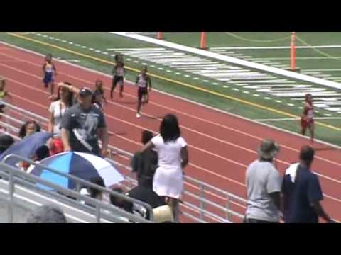 2013 USATF   (8-Under) Girls   200m Dash   Prelims   Heat 2