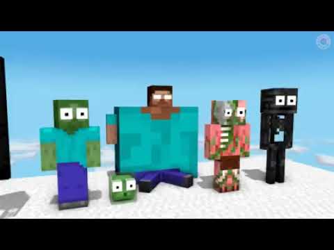 Monster School : Level Up 2 Run Challenge - Minecraft Animation