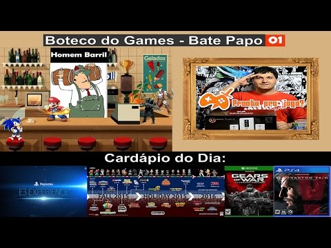 Boteco dos Games - Bate Papo #01 (Pronto pro jogo?)