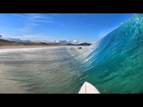SURFING THE GLASSIEST WAVES OF MY LIFE IN NEW ZEALAND! (RAW POV)