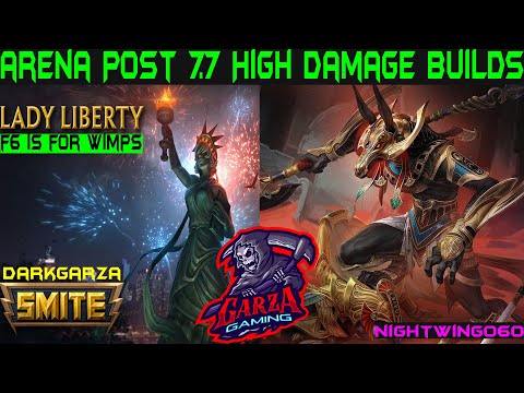 Smite Arena 7.7 Update Nox & SET Very High Damage Build | Crazy Good Game Play |  F6 Is For Wimps!!!