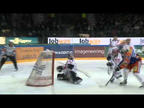 Niko Piiparinen tekee oman maalin - Tappara-HIFK 13.3.2012