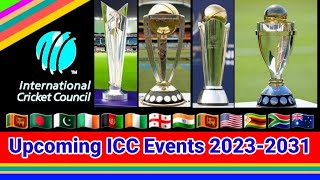 ICC Upcoming Tournaments From 2022 to 2031 - Host Nation, Dates | ODI WC, T20 WC, Champions Trophy