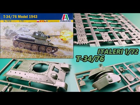 Char tank WW2 russe T-34/76 Model 1943 maquette 1/35 ITALERI