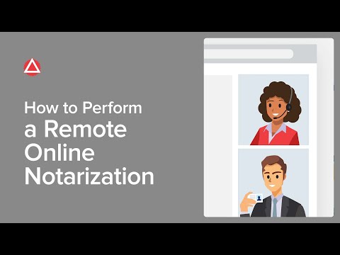 How to Perform a Remote Online Notarization