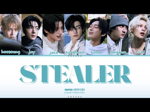 [PREVIEW] STEALER - ENHYPEN (엔하이픈) | (rom/han) COLOR CODED LYRICS