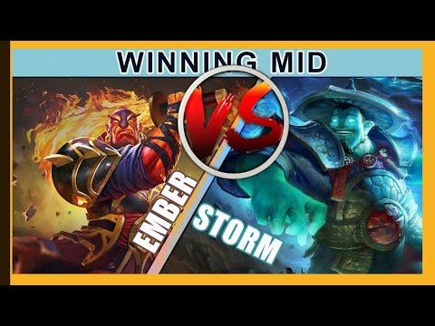 [Dota 2 Ember Spirit Highlights] MID LANE | EMBER Spirit VS Storm Spirit | WHO Will WIN ? | Fire