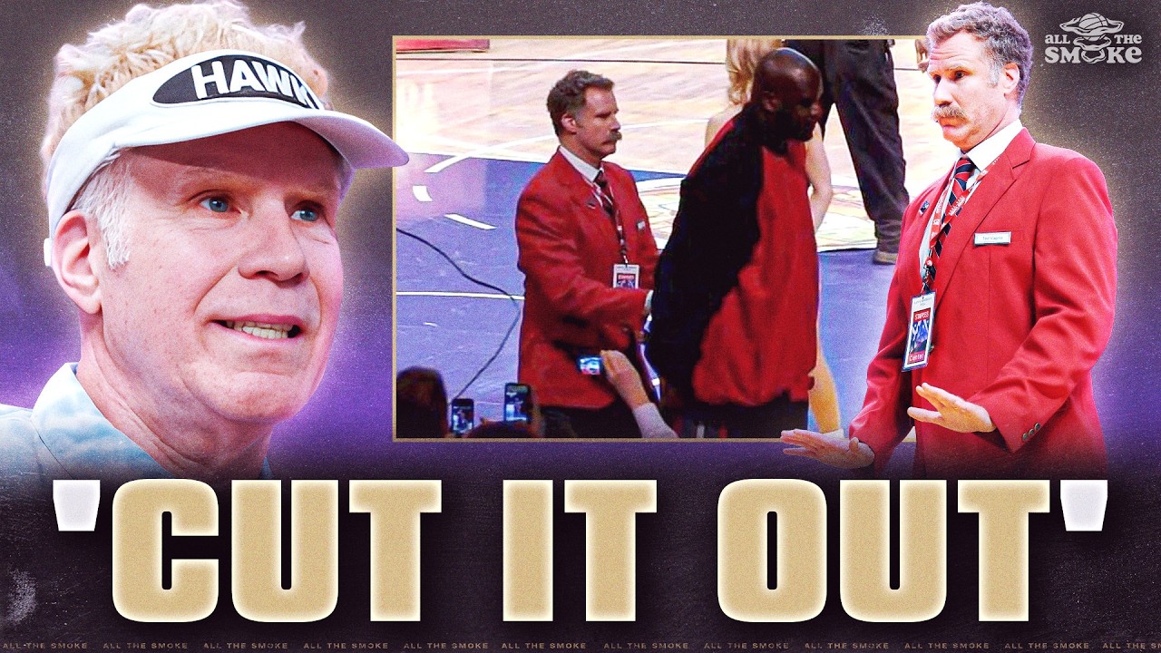 The Night Will Ferrell 'Ejected' Shaq From a Lakers Game