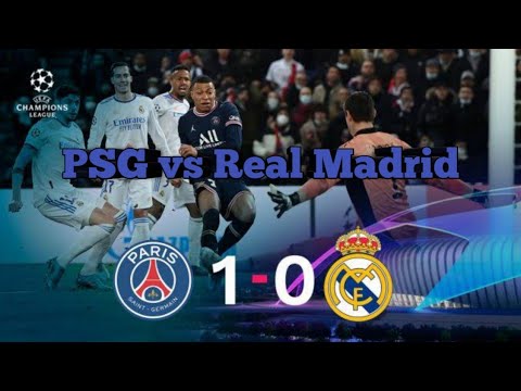 Real Madrid vs PSG // 1-0// extended highlights and goals of  MbappéFrench football player