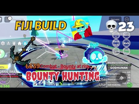 Bounty hunting with the ‘YOUTUBER’ build | blox fruit