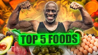 TOP 5 FOODS That Will Help BUILD MUSCLE FAST