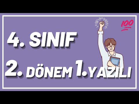4. Sınıf İngilizce 2. Dönem 1. Yazılı