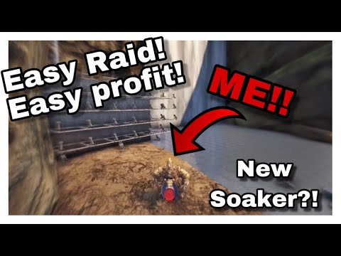 MINIATURE GOLEM RAID FOR EZ PROFIT?! | ARK UNOFFICIAL PVP!