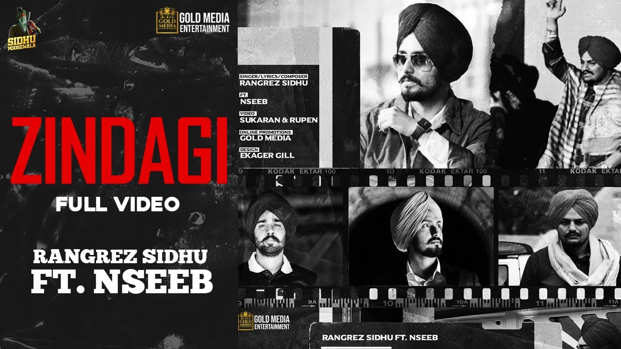 ZINDAGI Rangrez Sidhu ft Nseeb | Sidhu Moose Wala | Latest Punjabi Songs 2020