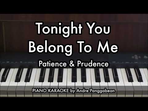 Tonight You Belong To Me - Patience & Prudence | Piano Karaoke by Andre Panggabean