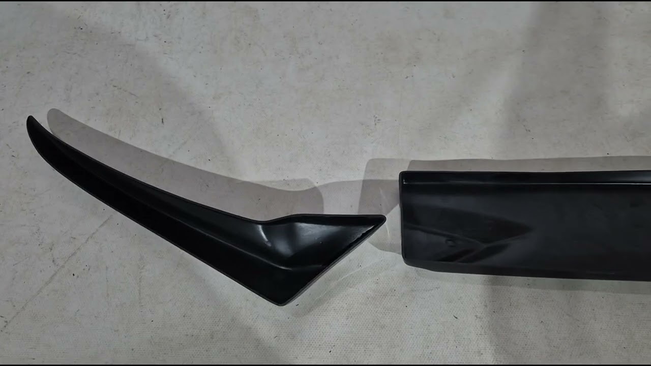 Volkswagen Golf 6 2008–2014 Přední lip spoiler DPT V-1 (lesklá černá) Video 1