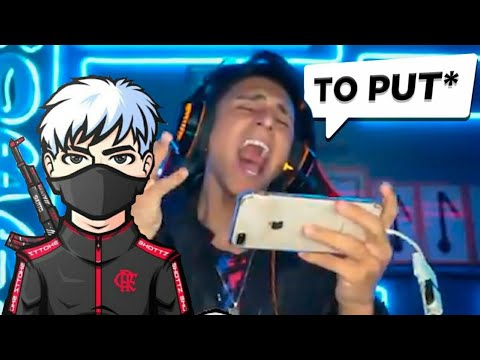 SHOTTZ REAGINDO A NOBRU PERDEU A PACIÊNCIA E DEU O MAIOR RAGE!!