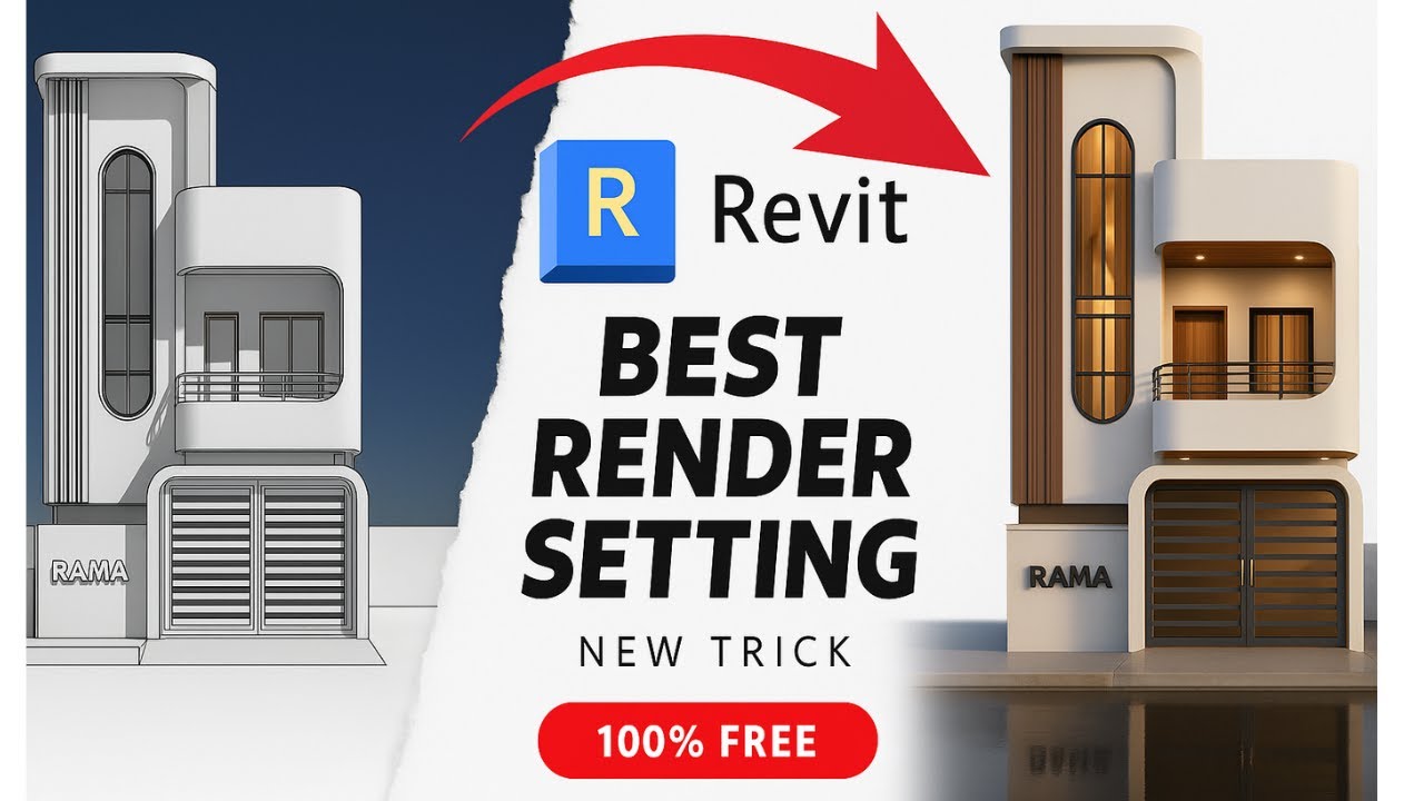 Revit Rendering Settings & Pro Tips 🔥 | Make Your Renders Super Realistic!