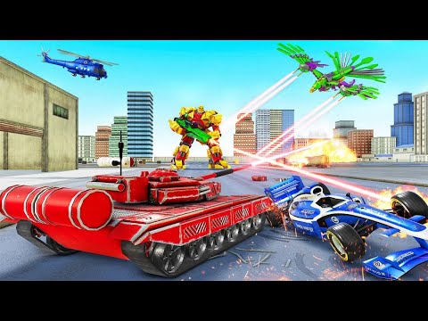 New Game Tank Robot Game Transform 2021 – Police Eagle Robot Car Game