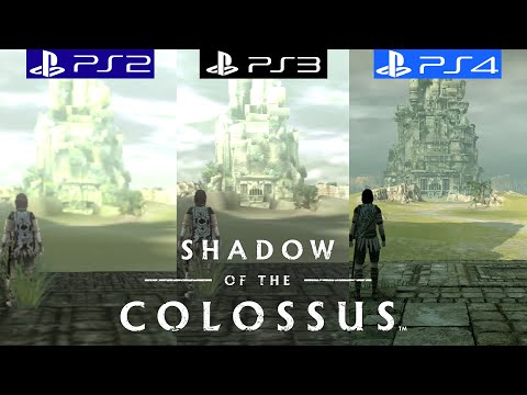 Shadow of the Colossus PS2 vs PS3 vs PS4 - Graphics Comparison - Framerate - Loading Times
