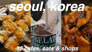 【한국 여행】서울 카페&맛집&샵 18곳 투어! 신사·강남·안국·가로수길·명동·성수·홍대 인기 맛집부터 숨은 맛집까지, 꼭 먹어야 할 메뉴 총정리!
