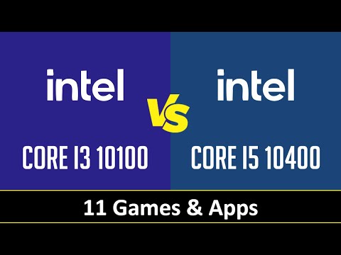 CORE I3 10100 vs CORE I5 10400 - Apps & Gaming (RTX 3090)