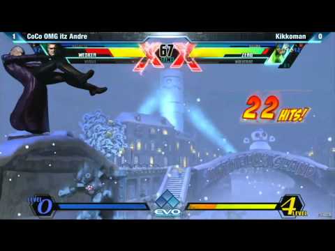 EVO 2012 - UMVC3 Pools - CoCo OMG itz Andre vs Kikkoman
